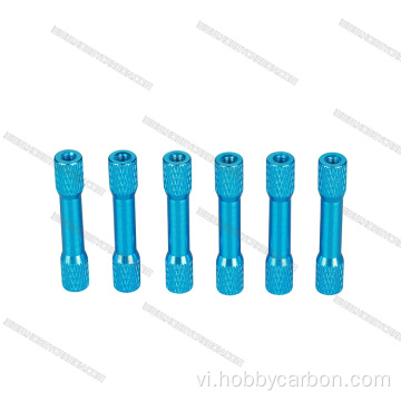 Nhà sản xuất M3 Standoffs Vòng bế tắc Bước có khía cạnh Knurled Spacer